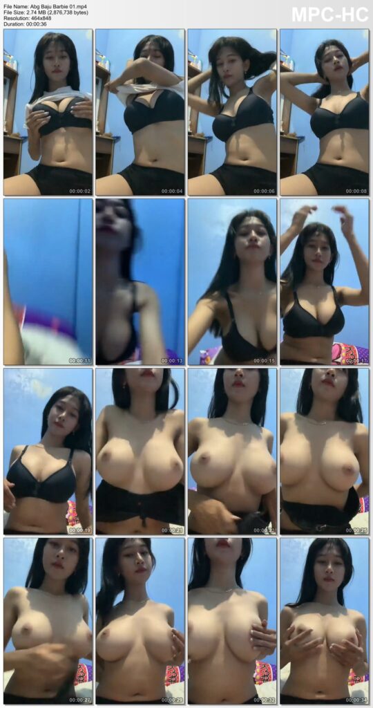 ABG Baju Barbie Buka BH Telanjang