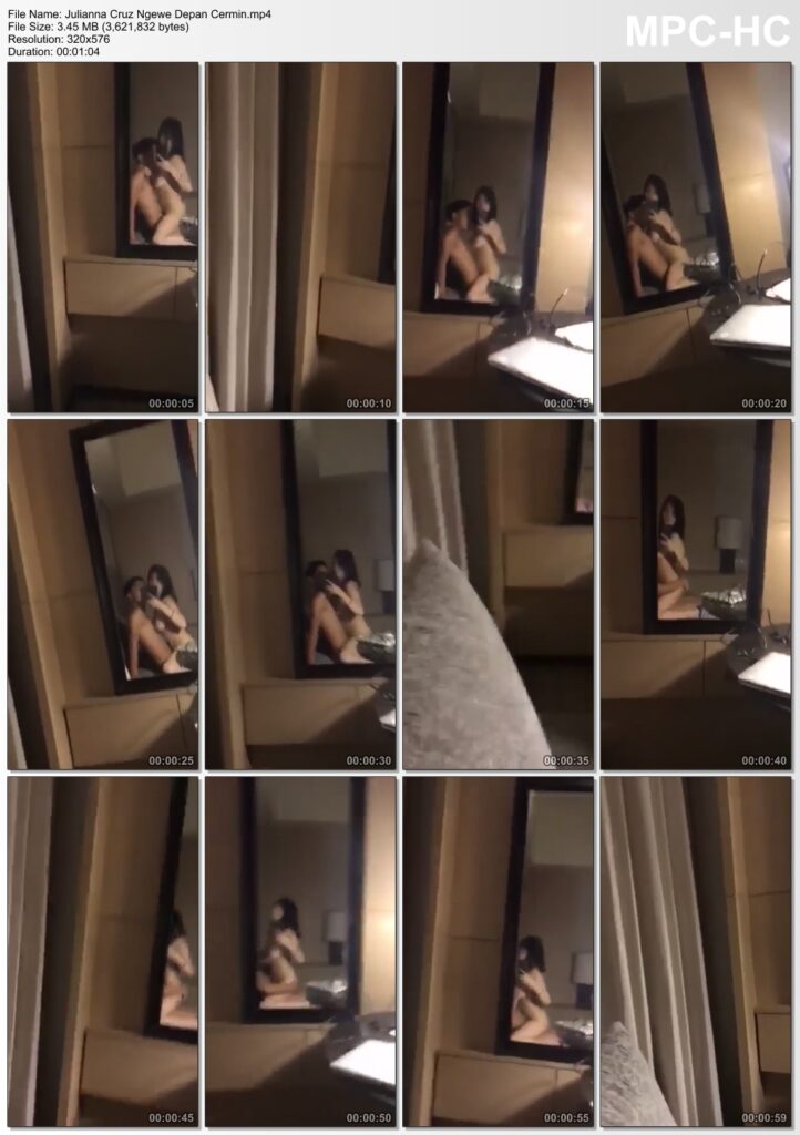 Julianna Cruz Ngewe Depan Cermin